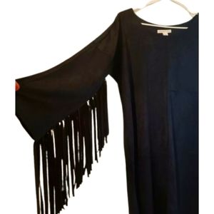 Tasseled Black Love Riche Dress